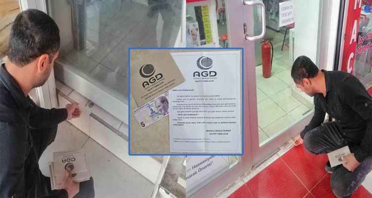 Halfeti'de AGD’den esnafa siftah mektubu