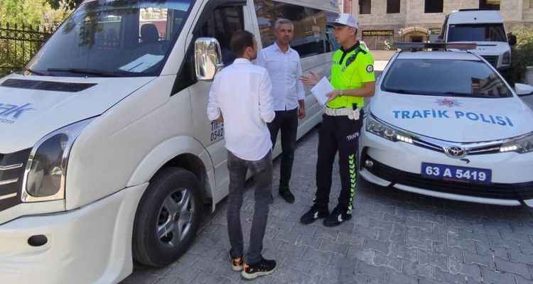 Şanlıurfa’da okul servisleri ilk günden denetlendi