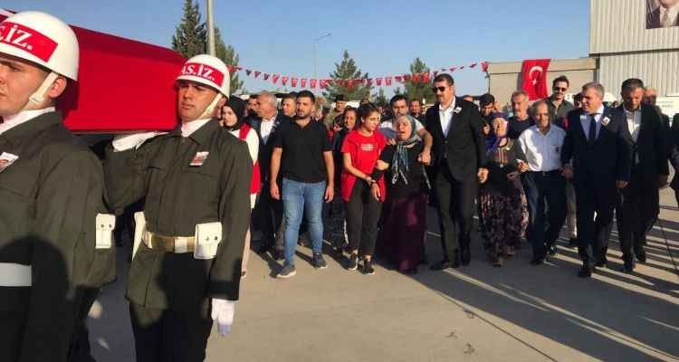 Şehit asker için Şanlıurfa’da tören düzenlendi