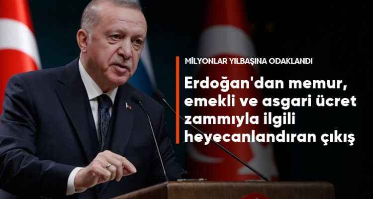 Cumhurbaşkanı Erdoğan'dan memur, emekli ve asgari ücret zammıyla ilgili heyecanlandıran çıkış: Ciddi şekilde artıracağız