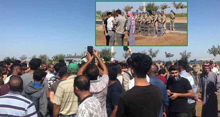Şanlıurfa’da pamuk fiyatını az bulan çiftçiler eylem yaptı