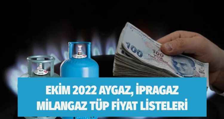 Mutfak tüpü Ekim ayı güncel fiyatları açıklandı! Aygaz İpragaz Milangaz 12 kg tüp fiyat listesi