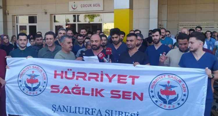 Şanlıurfa'daki hastanede protesto