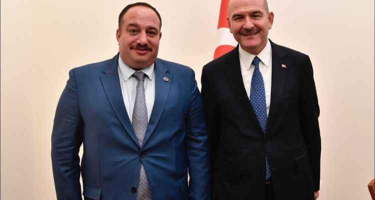BAŞKAN EKİNCİ VE MİLLETVEKİLİ ÖZCAN`DAN BAKAN SOYLU`YA ZİYARET