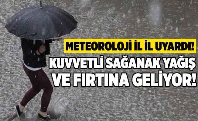 Sağanak yağış uyarısı yapıldı! Bu gece başlayacak: Günlerce tüm Türkiye’de etkili olacak