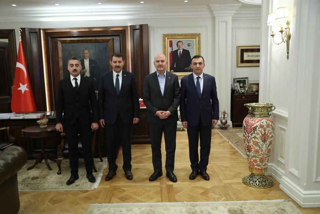 Vali Ayhan Urfa dosyasını Bakan Soylu'ya sundu