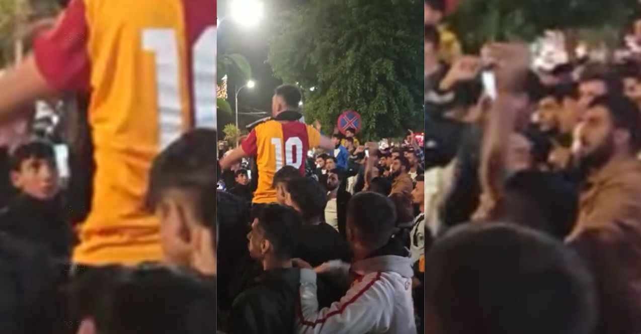Urfa'da GS'li taraftarlar sokağa döküldü