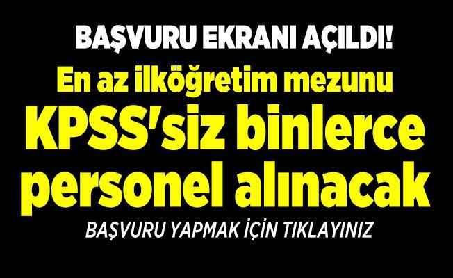 Binlerce personel alımı yapılıyor! Garson, satış danışmanı, beden işçisi vb alımı yapılıyor: En az ilkokul mezunları başvursun