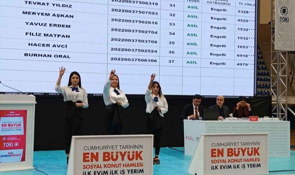 Şanlıurfa’da 4 ilçenin toki kura çekimi gerçekleşti!