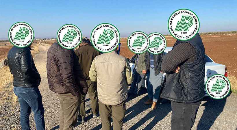 Usulsüz avlanan 8 kişiye idari işlem