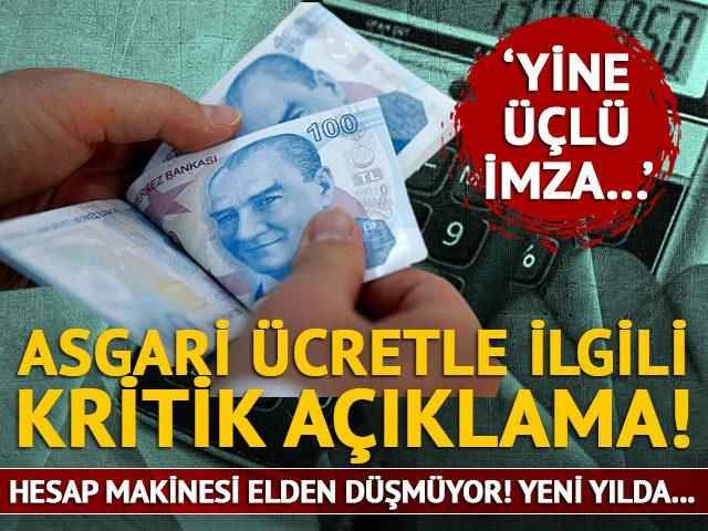 Yeni asgari ücret ne kadar olacak?