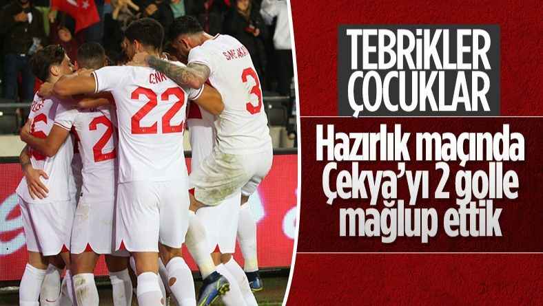 A Milli Takımımız, Çekya'yı da devirdi! Gaziantep'te 2-1'lik galibiyet geldi!