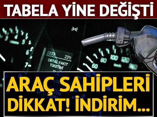 Akaryakıt fiyatları bir kez daha değişti!
