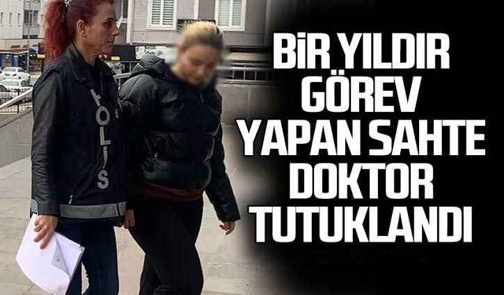 Devlet Hastanesi'nde 1 yıldır görev yapan sahte doktor tutuklandı