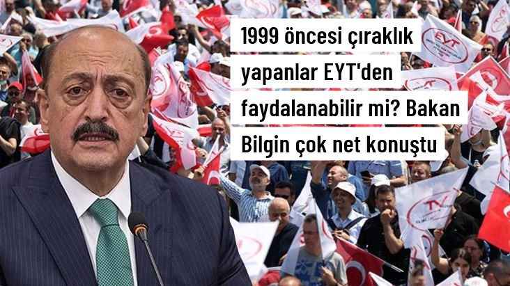 EYT'liler merakla bekliyordu! Bakan Bilgin, 1999'dan önce stajyerlik ve çıraklık yapanlara kapıları kapattı