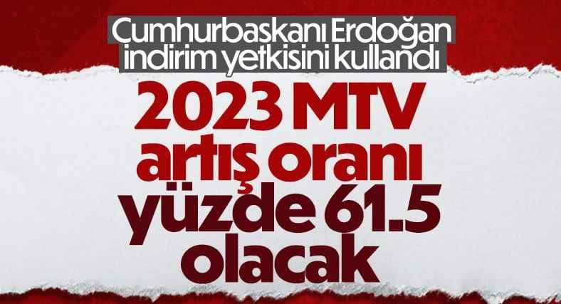 Motorlu Taşıtlar Vergisi'nde indirim