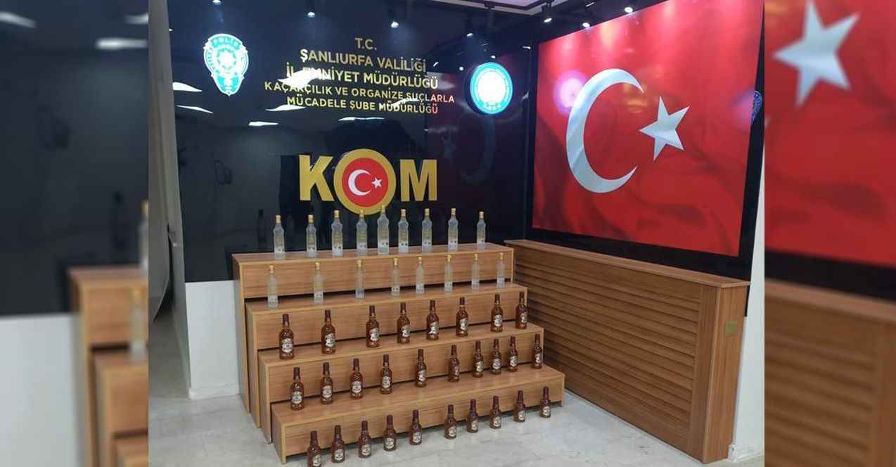 Şanlıurfa'da sahte içki ele geçirildi!