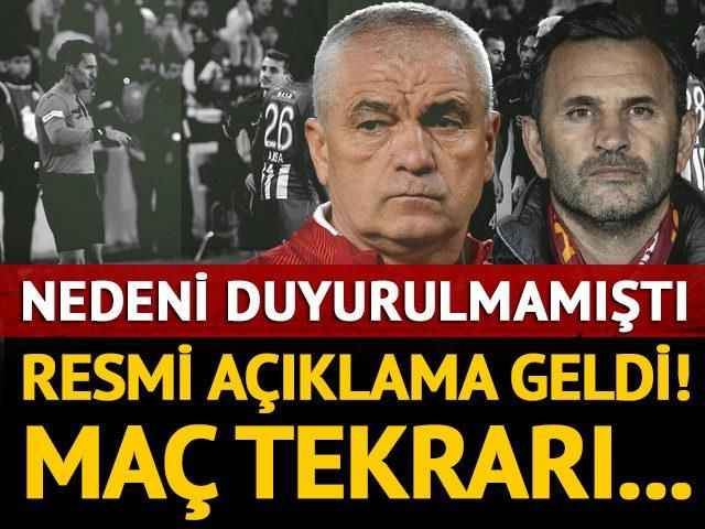 Sivasspor'dan Galatasaray maçı için TFF'ye tekrarlama başvurusu! Hakem Erkan Özdamar'ın kararları sosyal medyada gündeme oturmuştu... Maç erteleniyor mu?