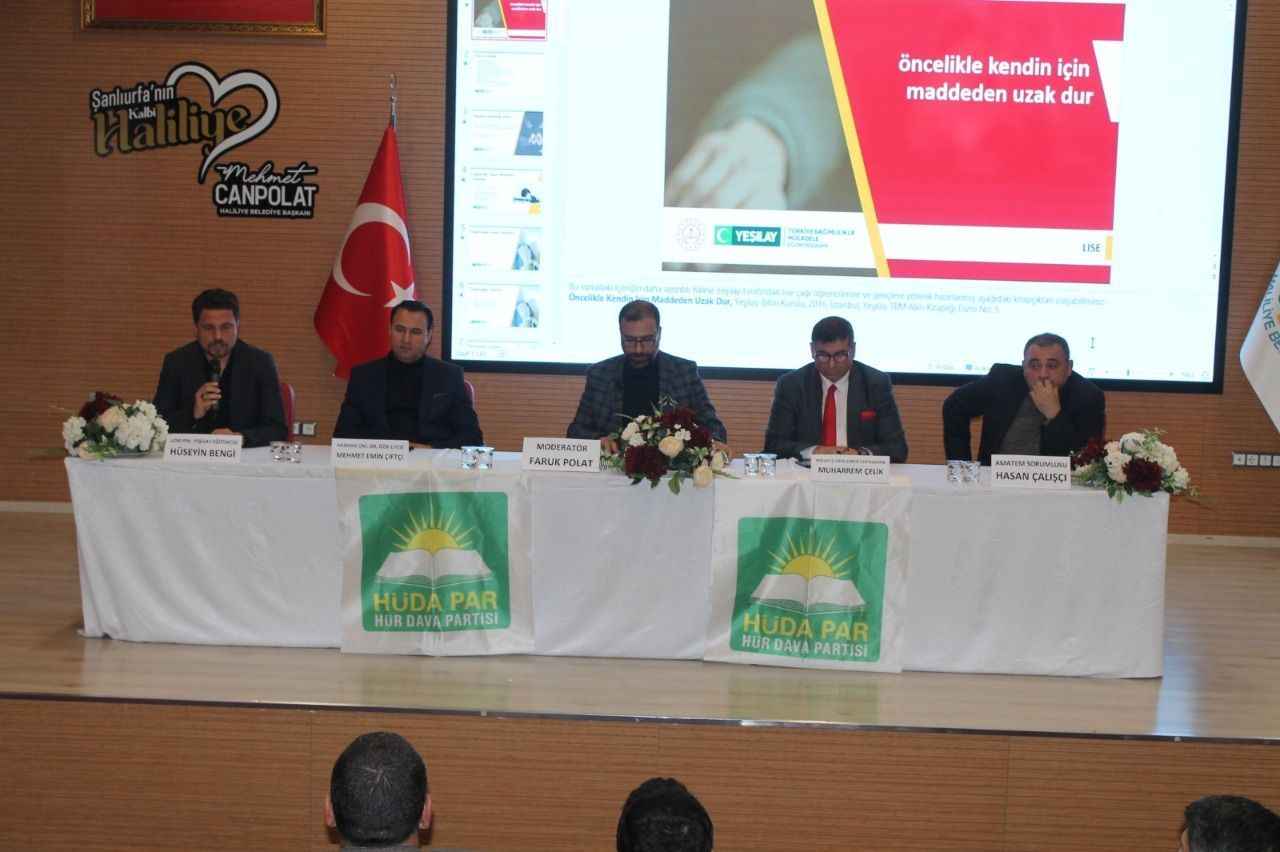 HÜDA PAR’dan madde bağımlılığına yönelik panel