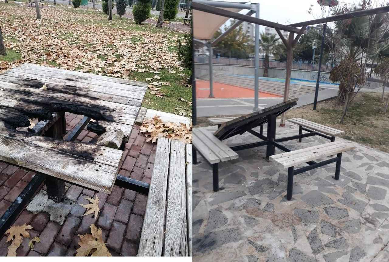 Parklara zarar verenlerle ilgili Belediye suç duyurusunda bulunacak
