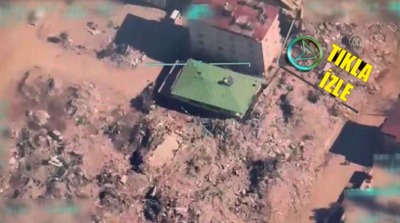 Deprem Enkazından hırsızlık yapan şüpheliler İHA ile tespit edildi