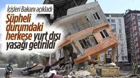 Süleyman Soylu'dan depremde yıkılan binalarla ilgili soruşturmalara ilişkin açıklama