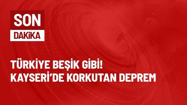 Kayseri'de 4.4 büyüklüğünde deprem meydana geldi