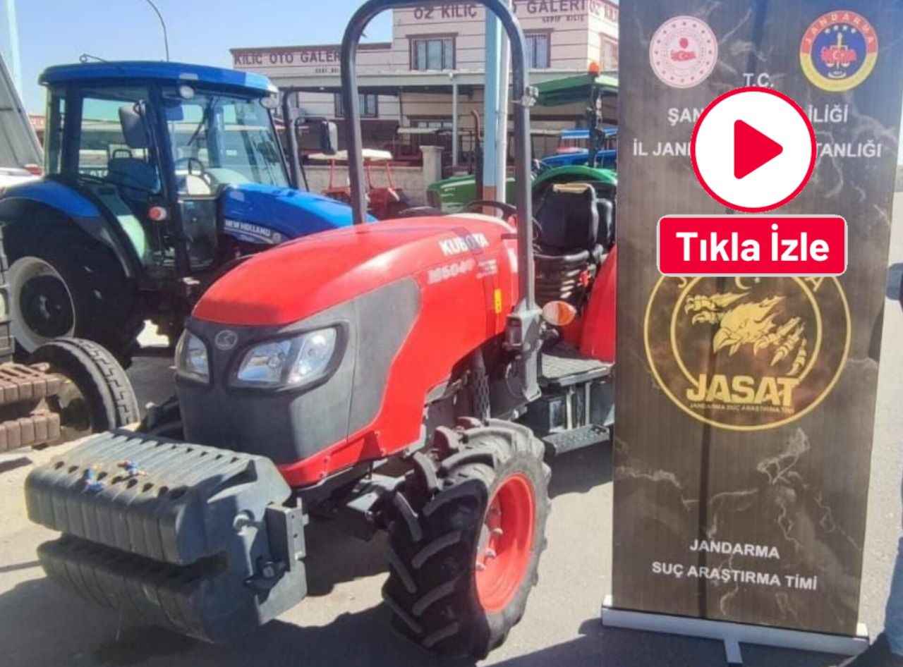Isparta’da çalındı Urfa’da ele geçirildi