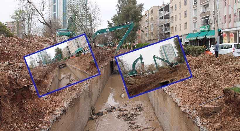 Şanlıurfa'da Sel felaketi sonrası dere yatakları genişletiliyor