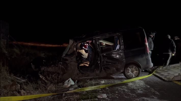 Trafik kazasında 1 kişi öldü, 6 kişi yaralandı