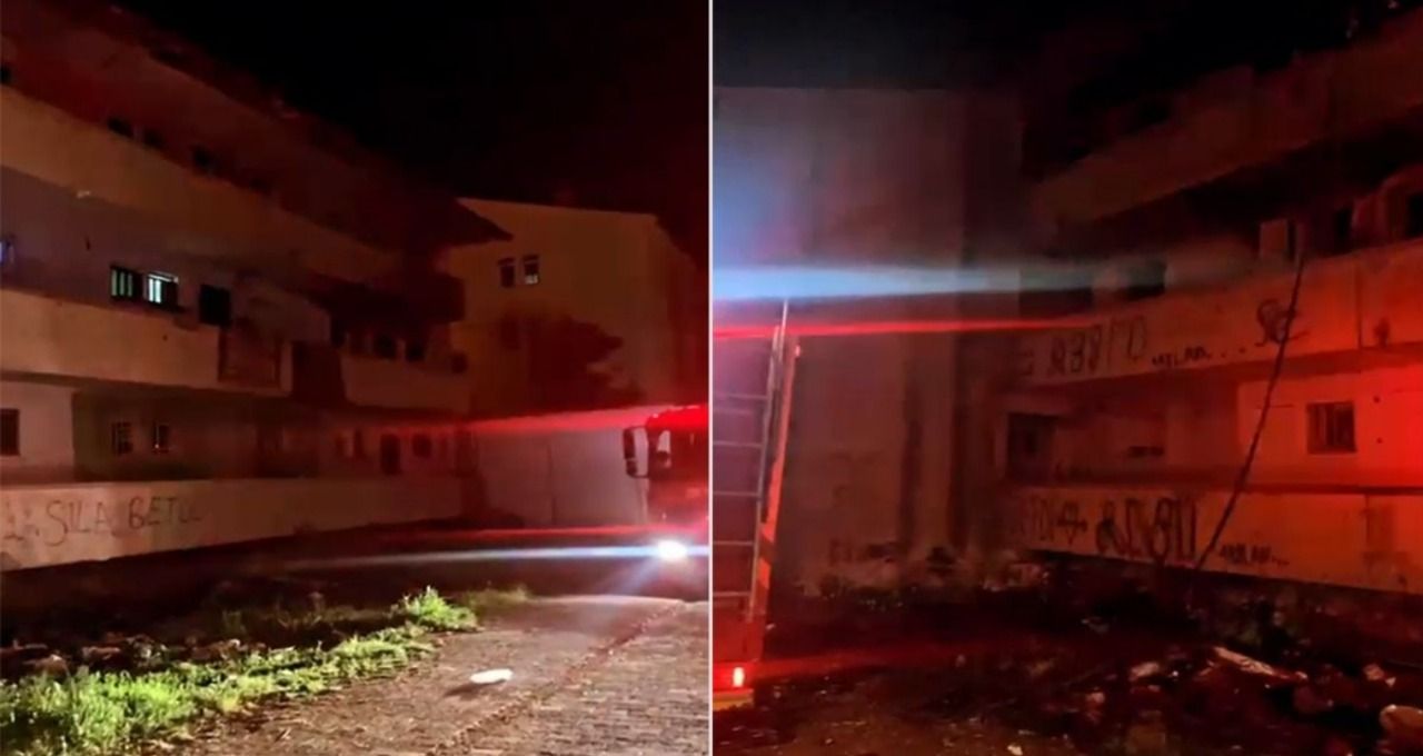 Şanlıurfa'da metruk binada madde bağımlıları yangın çıkarttı