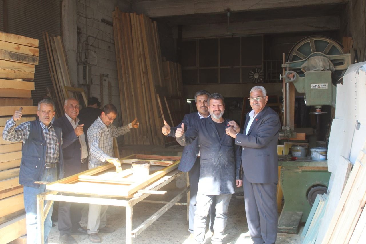 Milletvekili Adayı İsmail YAVUZ, Aşağı Sanayi Esnafına Ziyarette Bulundu.