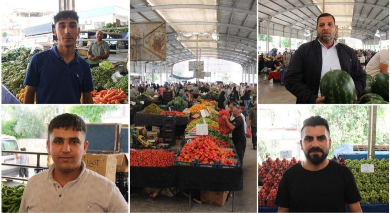 Şanlıurfa'da Pazarda yaz bereketi
