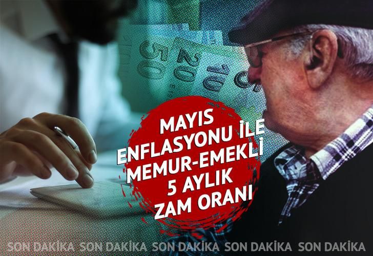 Mayıs ayı enflasyon rakamları açıklanıyor! Memur zammı ve emekli zammı 5 aylık net oran netleşecek: Maaşlarda ‘sıfır fiyat’ hesabı…