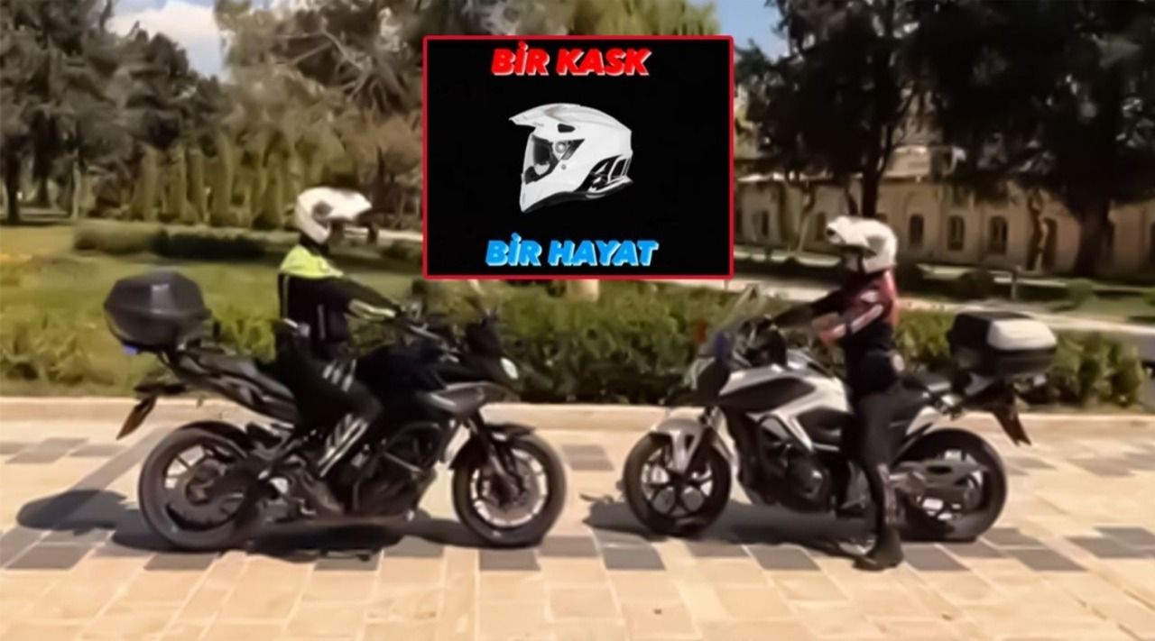Şanlıurfa Emniyetinden motosiklet sürücülerine kask uyarısı