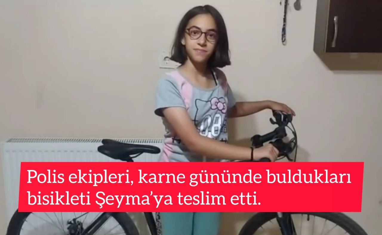 Minik Şeyma’nın bisiklet sevinci