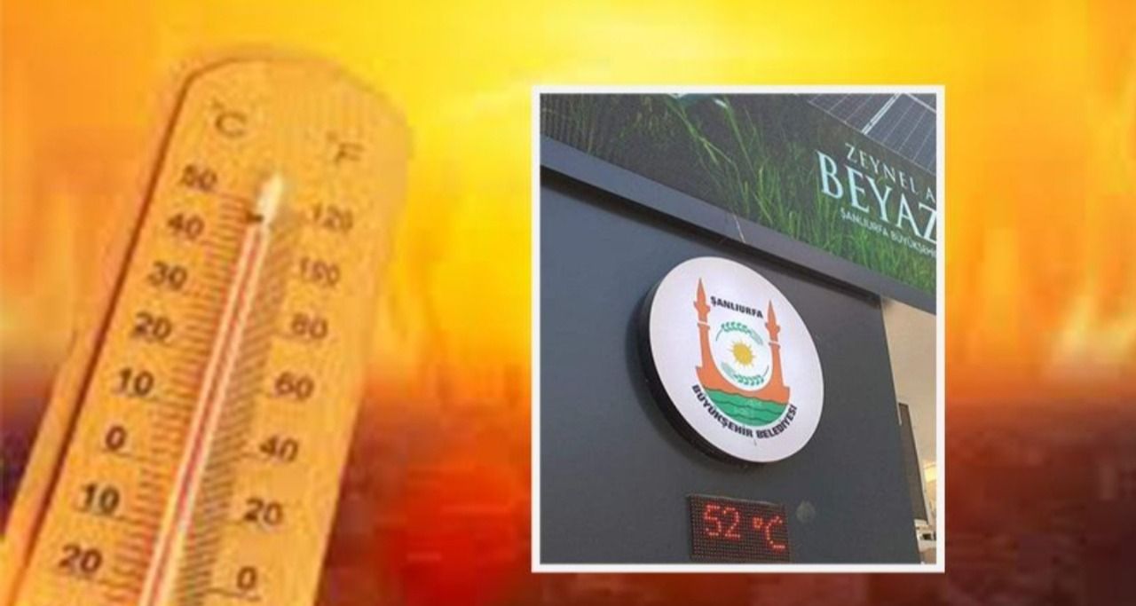 Meteoroloji 42 derece dedi, termometreler 52 dereceyi gösterdi: Urfalılar kaçacak yer aradı