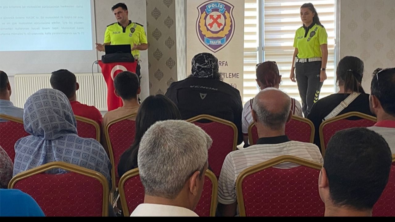 Şanlıurfa Emniyetinden motosiklet kullanıcılarına seminer!