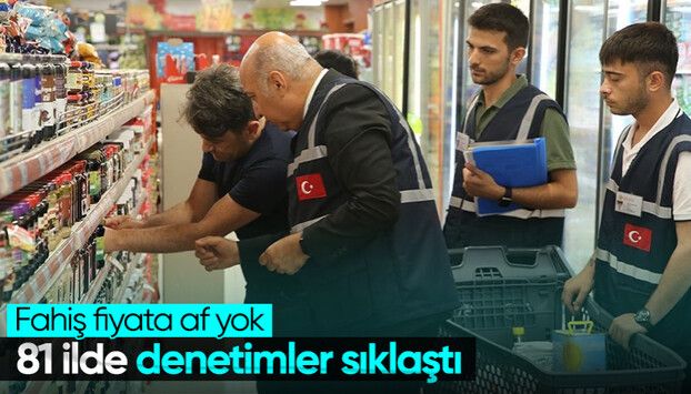 Ticaret Bakanlığı'nın marketlerdeki fiyat ve etiket denetimlerini sürüyor