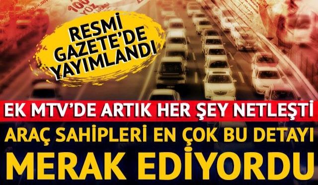 Ek MTV ile ilgili detaylar belli oldu! Ödemeyen aracını satamaz, trafikten çekemez…