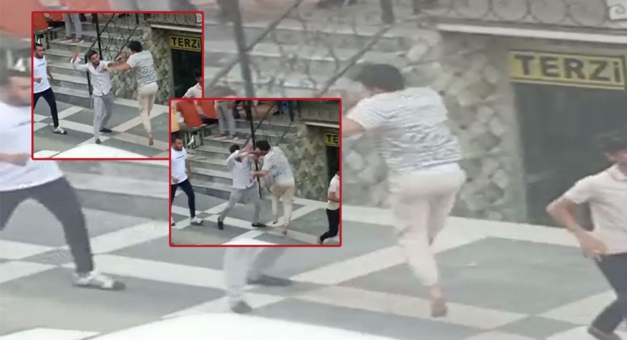 Bahçelievler’de Suriyeli ile Urfalının tartışması kamerada