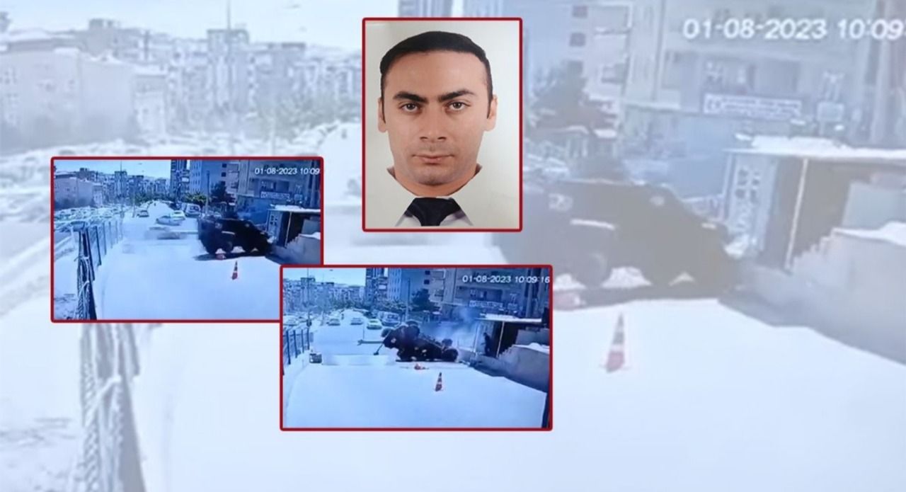 Urfa’da polisin şehit olduğu kazanın görüntüleri (VİDEO)