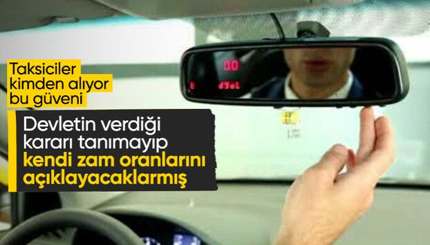 Taksiciler UKOME zammını tanımadı! Zam oranını yarın belirleyeceğiz