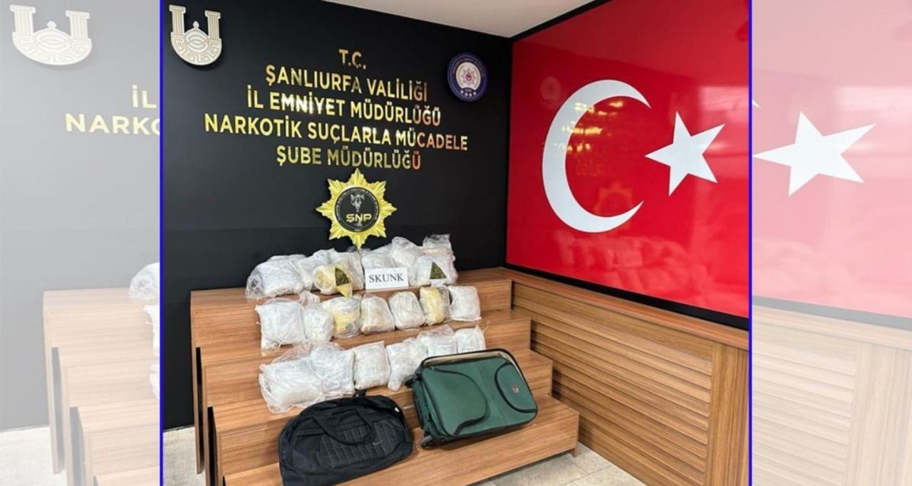 Urfa’da durdurulan araçta uyuşturucu çıktı