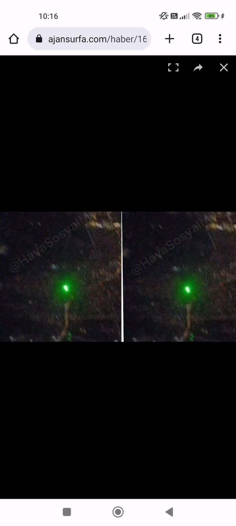 Akılalmaz olay! İnişe hazırlanan uçağa lazer tuttular
