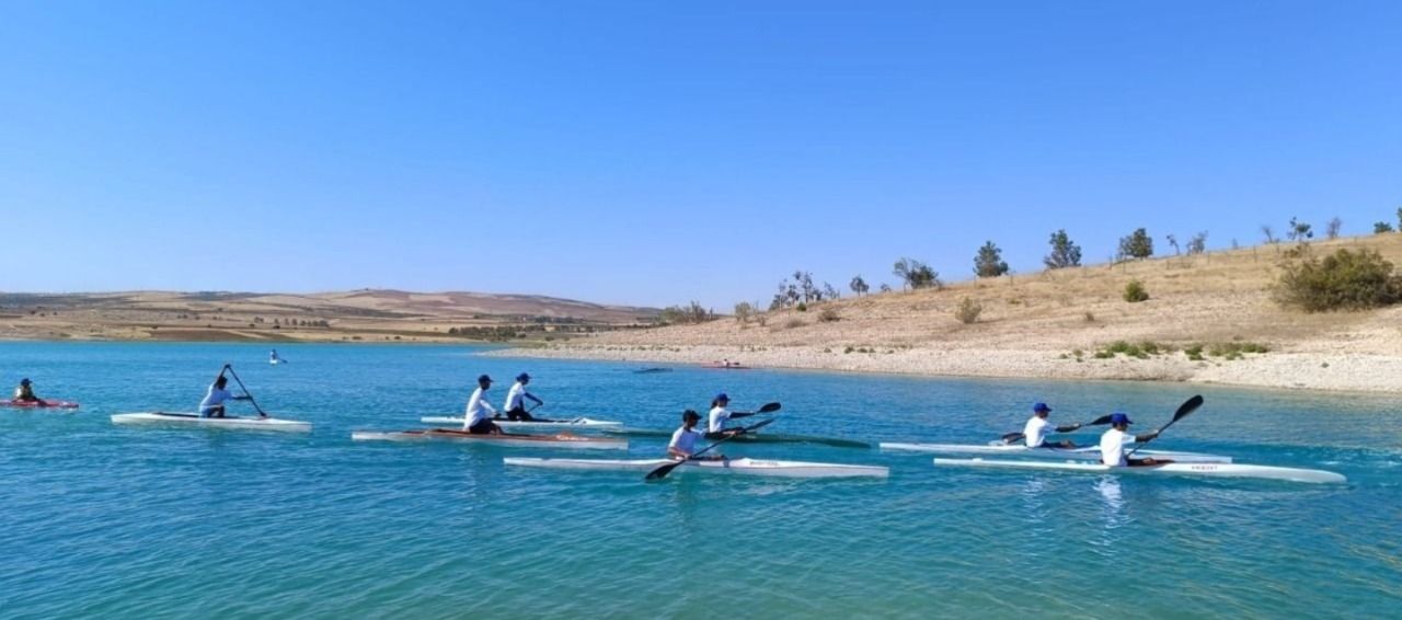Urfa’da kano yarışması düzenlendi
