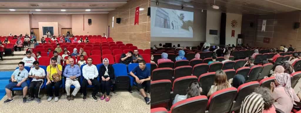 Şanlıurfa'da Engelli Öğrenciler Aileleriyle Birlikte ''Buğday Tanesi'' Filmini İzledi