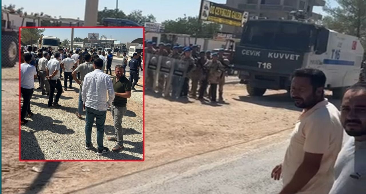 Suruç’ta yol trafiğe kapatıldı, jandarma geldi