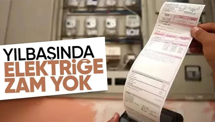 Elektrikte tarife değişmedi! Yeni yılda zam yok