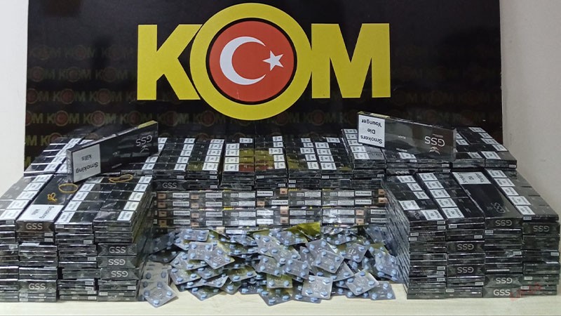 Şanlıurfa’da kaçakçılık operasyonu! 2 bin 680 gümrük kaçağı sigara